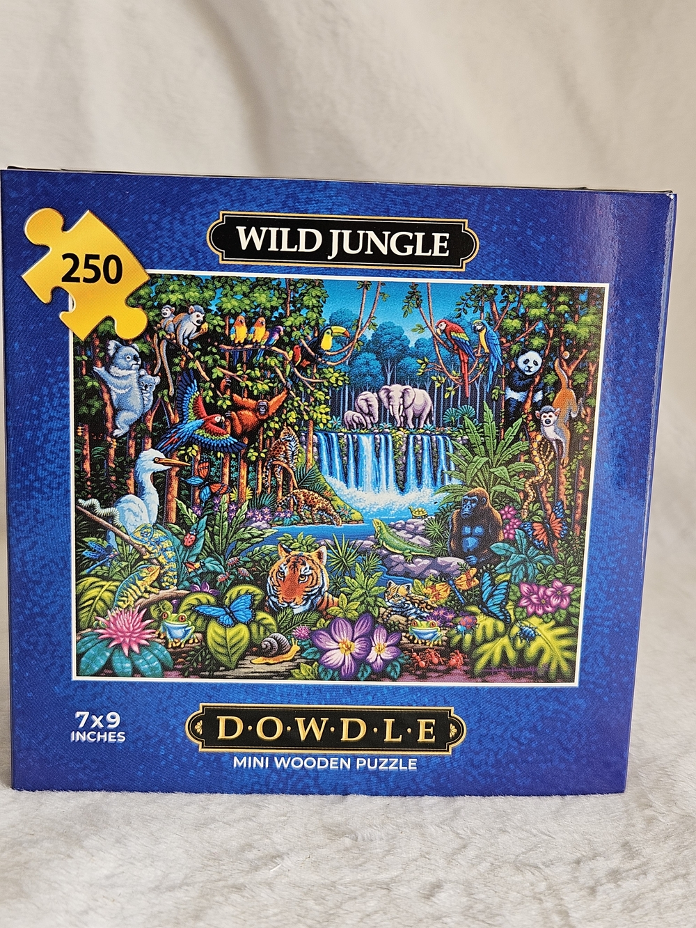 Dowdle Mini Wooden Puzzle - Wild Jungle